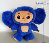 The Legendary Soviet Russian Stuffed Toy Cheburashka Plushie Toy in Blue