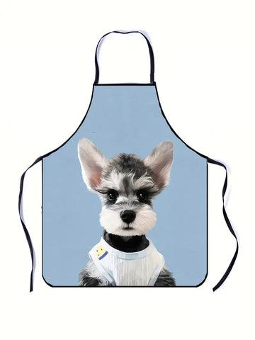 Charming Schnauzer Dog Apron - Perfect Gift for Pet Owners & Bakers