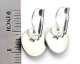Beautiful Matryoshka Matreshka Cabochon Earrings with Grey Undertone