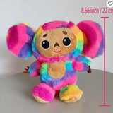 The Legendary Soviet Russian Stuffed Toy Cheburashka Plushie Toy in Neon Colors